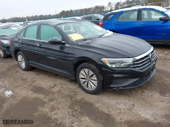 2019 Volkswagen Jetta S with VIN 3VWC57BU3KM224013, listed as a IAAI auction lot 41545905 with 72,648 mi miles. Bid and sale history available at carsss.com. Image 1.