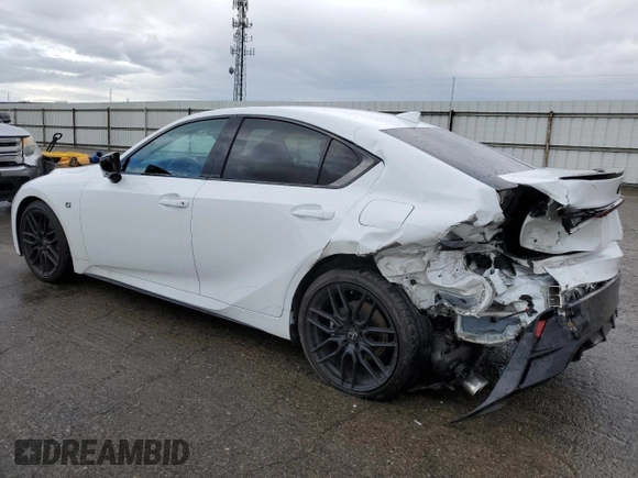 2024 Lexus IS with VIN JTHGZ1B25R5074554, listed as a Copart auction lot 49665205 with 6,978 mi miles and Salvage Title. Bid and sale history available at carsss.com. Image 2.