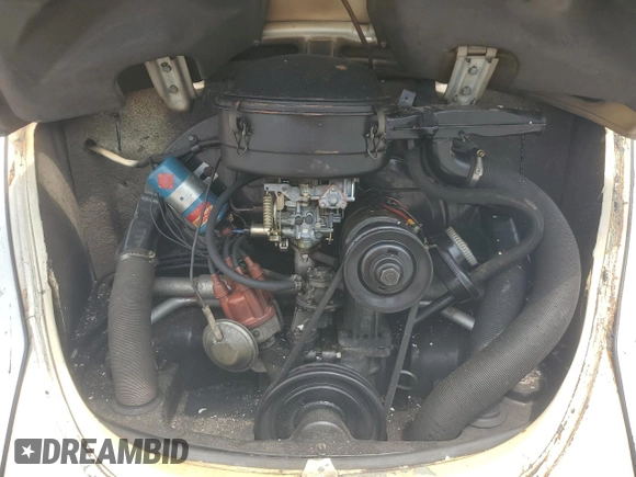 1969 Volkswagen Beetle with VIN 119235264, listed as a Copart auction lot 55211595 with Not Provided miles and Salvage Title. Bid and sale history available at DreamBid. Image 11.