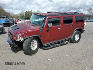 2003 Hummer H2 with VIN 5GRGN23U23H113799, listed as a Copart auction lot 50371985 with 146,044 mi miles and Clean Title. Bid and sale history available at carsss.com. Image 1.