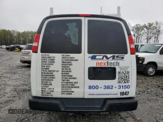 2020 Chevrolet Express Cargo with VIN 1GCWGAFP7L1271104, listed as a Copart auction lot 50661145 with Not provided miles and Salvage title. Bid and sale history available at DreamBid. Image 6.