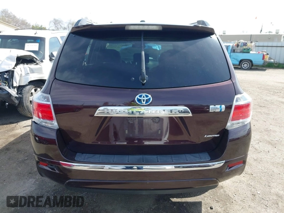 2011 Toyota Highlander Hybrid Limited with VIN JTEDC3EH4B2003768, listed as a IAAI auction lot 41765885 with 169,289 mi miles. Bid and sale history available at carsss.com. Image 16.