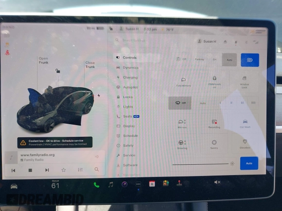 2021 Tesla Model 3 Long Range with VIN 5YJ3E1EB2MF065583, listed as a IAAI auction lot 42067399 with 52,333 mi miles. Bid and sale history available at carsss.com. Image 19.