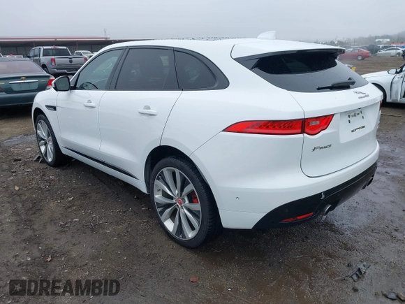 2017 Jaguar F-Pace S with VIN SADCM2BV0HA058710, listed as a IAAI auction lot 41498142 with 89,203 mi miles and . Bid and sale history available at DreamBid. Image 3.