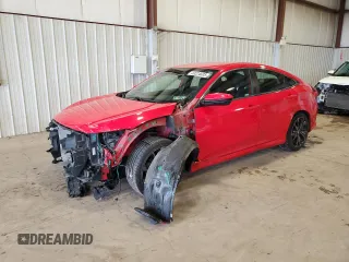 2019 Honda Civic Sport with VIN 2HGFC2F84KH550926, listed as a Copart auction lot 49224605 with 109,348 mi miles and Salvage Title. Bid and sale history available at DreamBid. Image 1.