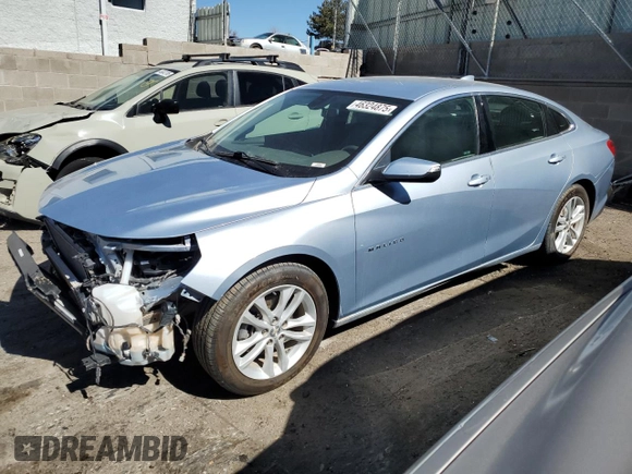 2018 Chevrolet Malibu LT with VIN 1G1ZD5ST2JF255787, listed as a Copart auction lot 46324875 with Not Provided miles and Salvage Title. Bid and sale history available at carsss.com. Image 1.