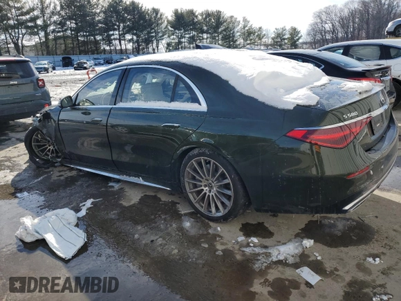 2023 Mercedes-Benz S-Class S 580 with VIN W1K6G7GB1PA236804, listed as a Copart auction lot 89270895 with 0 mi miles and Salvage Title. Bid and sale history available at carsss.com. Image 2.
