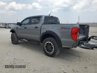 2021 Ford Ranger XL with VIN 1FTER4FH1MLD36020, listed as a Copart auction lot 58893745 with 48,296 mi miles and Salvage title. Bid and sale history available at DreamBid. Image 2.
