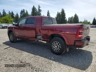 2024 Ram 2500 Longhorn with VIN 3C6UR5PL2RG383945, listed as a Copart auction lot 59219295 with 4,802 mi miles and Salvage title. Bid and sale history available at DreamBid. Image 2.