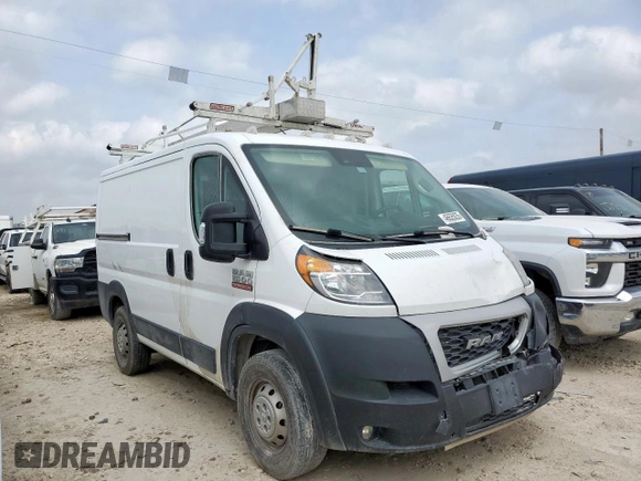 2022 Ram ProMaster Cargo with VIN 3C6LRVNG4NE102266, listed as a Copart auction lot 46635035 with 56,151 mi miles and Salvage Title. Bid and sale history available at DreamBid. Image 4.