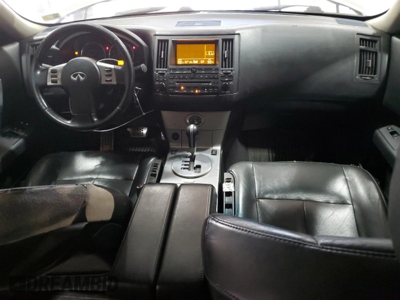 2005 Infiniti FX z VIN JNRAS08W25X200190, wystawiony jako Copart lot #86908434 z przebiegiem 269 591 mil mil oraz Szkoda całkowita • Salvage title. Historia ofert i sprzedaży dostępna na DreamBid. Obrazek 8.