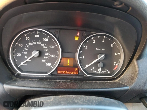 2008 BMW 1 Series 128i with VIN WBAUL73578VE88399, listed as a Copart auction lot 71472414 with 108,550 mi miles and Salvage Title. Bid and sale history available at carsss.com. Image 9.
