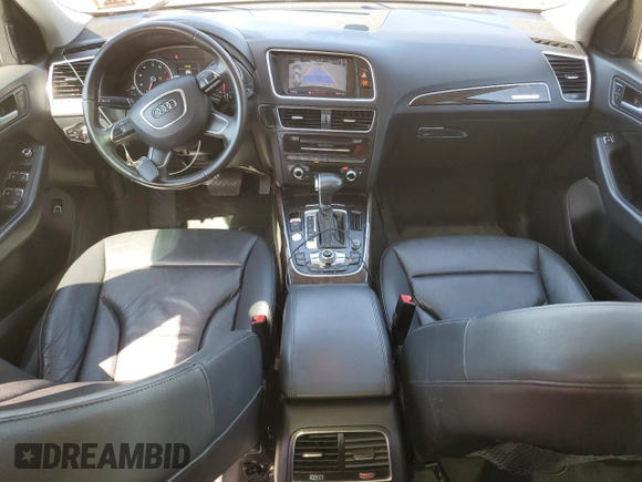 2014 Audi Q5 Premium Plus with VIN WA1LFAFP6EA037491, listed as a Copart auction lot 53580425 with 130,542 mi miles and Salvage Title. Bid and sale history available at carsss.com. Image 8.
