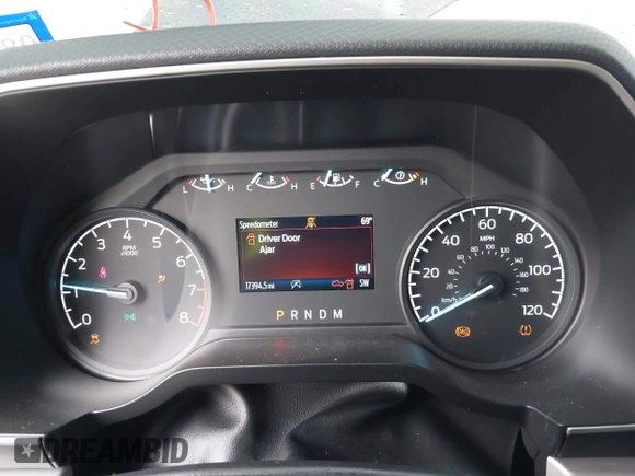2023 Ford F-150 XL with VIN 1FTMF1C51PKE97197, listed as a IAAI auction lot 41904003 with 17,394 mi miles and . Bid and sale history available at DreamBid. Image 7.