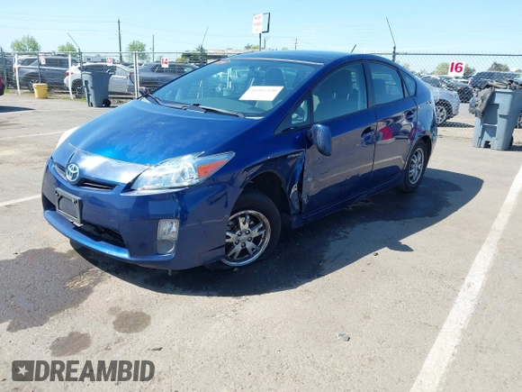 2010 Toyota Prius II with VIN JTDKN3DUXA0145833, listed as a IAAI auction lot 41992320 with 196,086 mi miles. Bid and sale history available at carsss.com. Image 17.