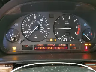 2000 BMW 7 Series 740iL with VIN WBAGH8341YDP13706, listed as a Copart auction lot 78727604 with 215,793 mi miles and Salvage Title. Bid and sale history available at carsss.com. Image 9.