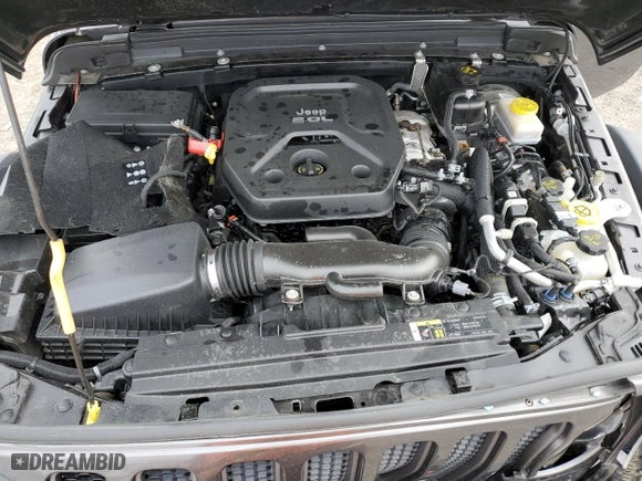 2019 Jeep Wrangler Unlimited Rubicon with VIN 1C4HJXFN0KW545613, listed as a Copart auction lot 42807785 with 64,510 mi miles and Salvage Title. Bid and sale history available at carsss.com. Image 14.