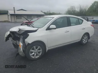 2014 Nissan Versa SV with VIN 3N1CN7AP3EL829693, listed as a Copart auction lot 55681185 with Not Provided miles and Salvage Title. Bid and sale history available at DreamBid. Image 1.