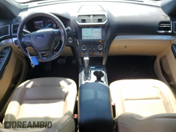 2017 Ford Explorer XLT with VIN 1FM5K7D89HGD36253, listed as a Copart auction lot 58910615 with 88,840 mi miles and Salvage title. Bid and sale history available at DreamBid. Image 8.