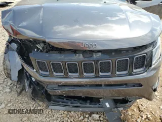 2021 Jeep Compass 80th Anniversary with VIN 3C4NJDEB5MT570640, listed as a Copart auction lot 55100885 with 47,232 mi miles and Salvage title. Bid and sale history available at DreamBid. Image 12.