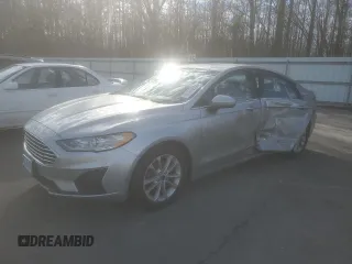2020 Ford Fusion SE with VIN 3FA6P0HD0LR159110, listed as a Copart auction lot 87076954 with 55,547 mi miles and Salvage Title. Bid and sale history available at DreamBid. Image 1.