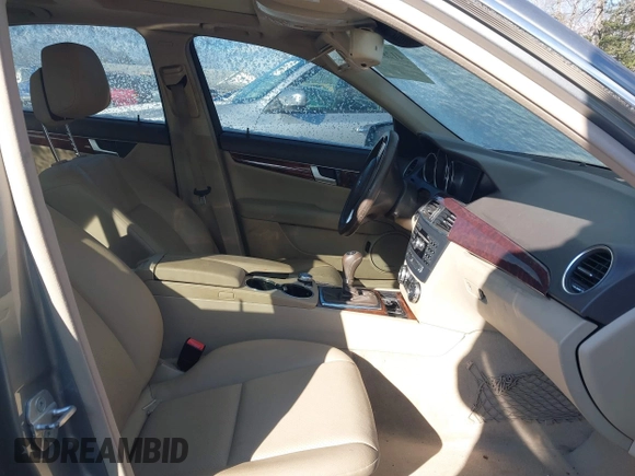 2012 Mercedes-Benz C-Class C 300 Sport with VIN WDDGF8BBXCA669360, listed as a IAAI auction lot 41287257 with 102,309 mi miles. Bid and sale history available at carsss.com. Image 5.