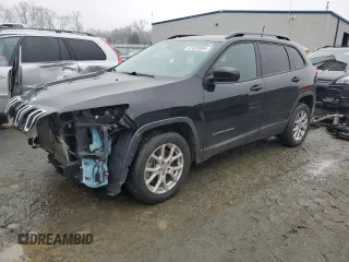 2017 Jeep Cherokee Sport z VIN 1C4PJLAS9HW573906, wystawiony jako Copart lot #87459584 z przebiegiem 73 501 mil mil oraz Szkoda całkowita • Salvage title. Historia ofert i sprzedaży dostępna na DreamBid. Obrazek 1.