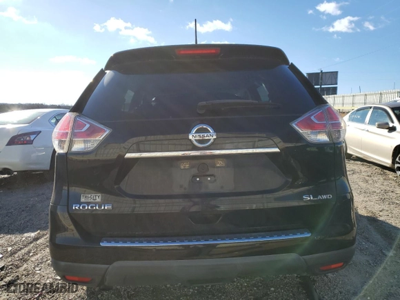 2015 Nissan Rogue SV with VIN 5N1AT2MV1FC800287, listed as a Copart auction lot 87473284 with 143,938 mi miles and Salvage Title. Bid and sale history available at carsss.com. Image 6.