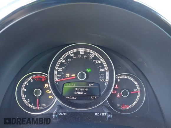 2017 Volkswagen Beetle 1.8T Fleet with VIN 3VWF17ATXHM630753, listed as a IAAI auction lot 41516106 with 62,841 mi miles. Bid and sale history available at carsss.com. Image 7.
