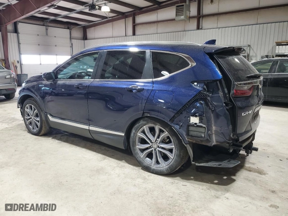 2020 Honda CR-V Hybrid Touring with VIN 7FART6H90LE003947, listed as a Copart auction lot 47390455 with 39,837 mi miles and Salvage Title. Bid and sale history available at carsss.com. Image 2.