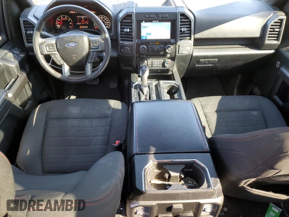 2018 Ford F-150 XL with VIN 1FTEW1EP2JFA60621, listed as a Copart auction lot 45009925 with 125,731 mi miles and Salvage title. Bid and sale history available at DreamBid. Image 8.