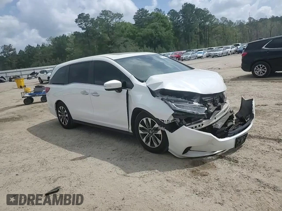 2022 Honda Odyssey EX-L с VIN 5FNRL6H71NB002691, выставлен на аукционе Copart как лот 51344185 с пробегом 62 820 миль миль и Списание • Salvage title. История ставок и продаж доступна на DreamBid. Изображение 12.
