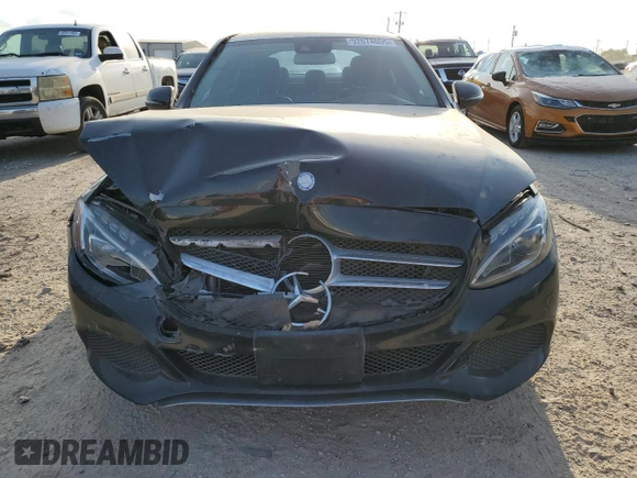 2017 Mercedes-Benz C 300 with VIN WDDWF4KB5HR232055, listed as a Copart auction lot 52674055 with 124,598 mi miles and Salvage Title. Bid and sale history available at DreamBid. Image 5.