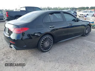 2024 Mercedes-Benz C 300 with VIN W1KAF4GB8RR174057, listed as a IAAI auction lot 41169566 with 9,340 mi miles and . Bid and sale history available at DreamBid. Image 4.