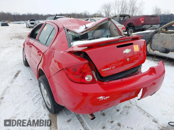 2007 Chevrolet Cobalt LT with VIN 1G1AL58F277213835, listed as a IAAI auction lot 41265832 with Not Provided miles and . Bid and sale history available at DreamBid. Image 3.
