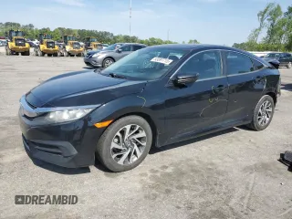 2017 Honda Civic EX z VIN 19XFC2F76HE019981, wystawiony jako Copart lot #53097715 z przebiegiem 145 256 mil mil oraz Szkoda całkowita • Salvage title. Historia ofert i sprzedaży dostępna na DreamBid. Obrazek 1.