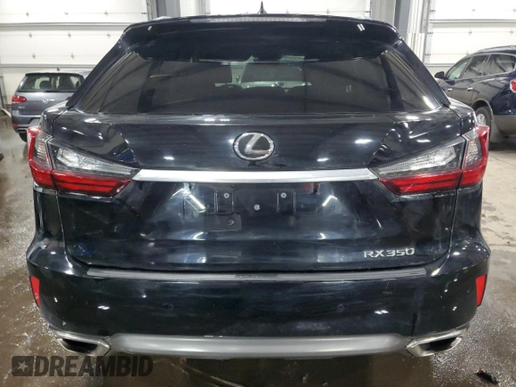 2017 Lexus RX with VIN 2T2BZMCA7HC103603, listed as a Copart auction lot 49514865 with 228,057 mi miles and Salvage Title. Bid and sale history available at carsss.com. Image 6.