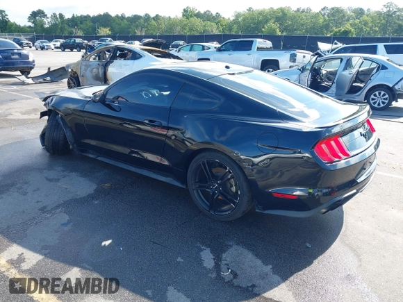 2019 Ford Mustang EcoBoost with VIN 1FA6P8THXK5124729, listed as a IAAI auction lot 42384176 with 134,028 mi miles and . Bid and sale history available at DreamBid. Image 3.