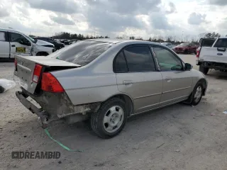 2005 Honda Civic with VIN JHMES96625S000589, listed as a Copart auction lot 44033985 with 161,944 mi miles and Salvage Title. Bid and sale history available at DreamBid. Image 3.