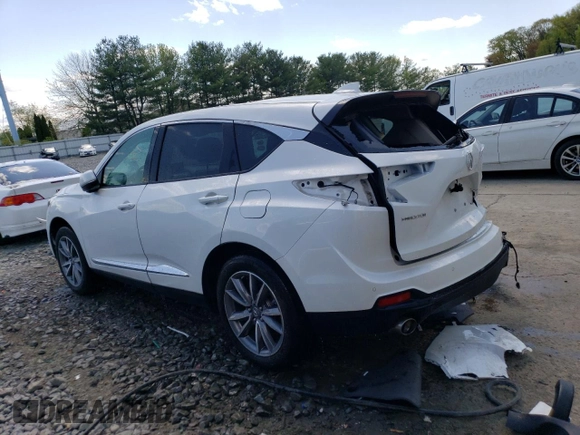 2020 Acura RDX w/Technology Pkg with VIN 5J8TC2H52LL012073, listed as a Copart auction lot 49302843 with 23,663 mi miles and Salvage Title. Bid and sale history available at carsss.com. Image 2.
