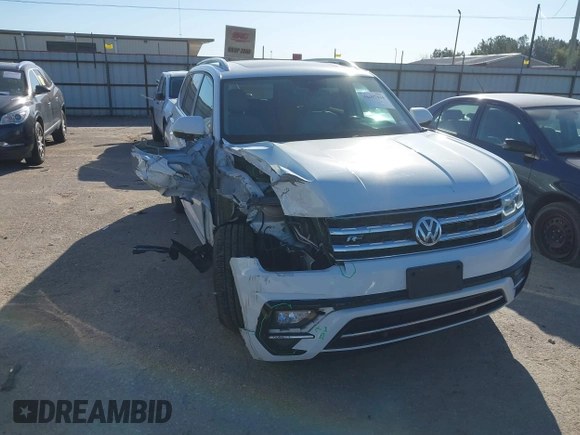2018 Volkswagen Atlas SEL with VIN 1V2RR2CA1JC566065, listed as a IAAI auction lot 41687434 with 77,795 mi miles and . Bid and sale history available at DreamBid. Image 1.