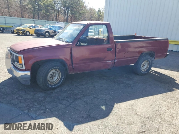 1989 GMC Sierra 1500 with VIN 1GTDC14H5KE547219, listed as a Copart auction lot 48309985 with 36,335 mi miles and Non Repairable. Bid and sale history available at DreamBid. Image 1.