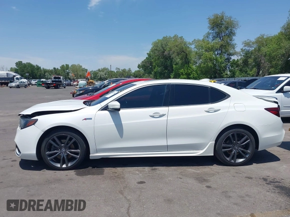 2018 Acura TLX w/A-SPEC Pkg with VIN 19UUB3F69JA001721, listed as a IAAI auction lot 42126994 with 100,020 mi miles and . Bid and sale history available at DreamBid. Image 15.