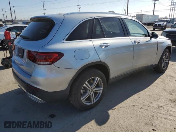 2021 Mercedes-Benz GLC 300 with VIN W1N0G8DB1MF917983, listed as a Copart auction lot 64031905 with 18,743 mi miles and Salvage title. Bid and sale history available at DreamBid. Image 3.