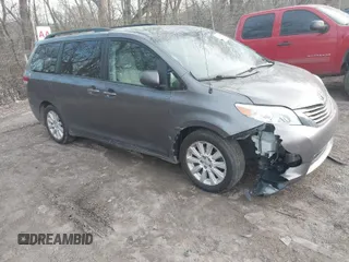 2014 Toyota Sienna Ltd with VIN 5TDDK3DC4ES087696, listed as a IAAI auction lot 41810314 with 191,852 mi miles. Bid and sale history available at carsss.com. Image 1.