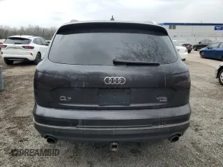 2014 Audi Q7 with VIN WA1VGCFE4ED019313, listed as a Copart auction lot 46291515 with Not provided miles and Salvage title. Bid and sale history available at DreamBid. Image 6.