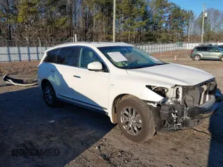 2015 Infiniti QX60 with VIN 5N1AL0MN5FC545082, listed as a IAAI auction lot 41422846 with 100,000 mi miles. Bid and sale history available at carsss.com. Image 1.