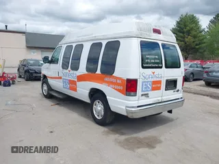2011 Ford Econoline Cargo Commercial with VIN 1FTNE1EW7BDA85540, listed as a IAAI auction lot 42230965 with 90,364 mi miles and . Bid and sale history available at carsss.com. Image 3.