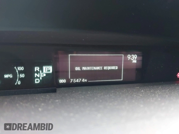 2010 Toyota Prius II with VIN JTDKN3DU8A0150741, listed as a IAAI auction lot 41951981 with 75,474 mi miles. Bid and sale history available at carsss.com. Image 15.