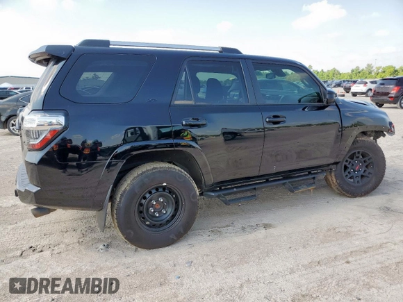 2023 Toyota 4Runner SR5 with VIN JTEEU5JR6P5280360, listed as a Copart auction lot 57840145 with 40,435 mi miles and Salvage title. Bid and sale history available at DreamBid. Image 3.